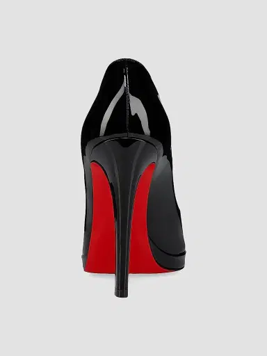 Christian Louboutin Women's Fannylove Alta Patent Leather 120MM Pumps - Black | Thumbnail 3 Christian Louboutin Women's Fannylove Alta Patent Leather 120MM Pumps - Black | Thumbnail 3