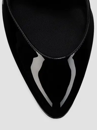 Christian Louboutin Women's Fannylove Alta Patent Leather 120MM Pumps - Black | Thumbnail 4 Christian Louboutin Women's Fannylove Alta Patent Leather 120MM Pumps - Black | Thumbnail 4