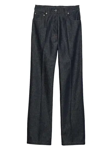 Prada Women's Five-Pocket Denim Jeans - Dark Blue | Thumbnail 1 Prada Women's Five-Pocket Denim Jeans - Dark Blue | Thumbnail 1