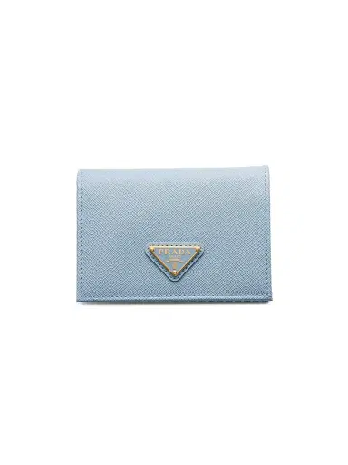 Prada Women's Saffiano Leather Wallet - Blue | Thumbnail 1 Prada Women's Saffiano Leather Wallet - Blue | Thumbnail 1