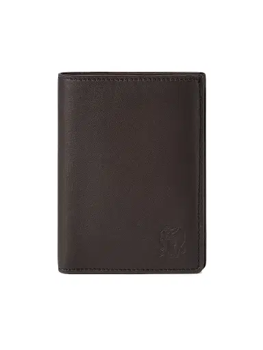 Brunello Cucinelli Men's Smooth Calfskin Passport Holder - Rust Brown | Thumbnail 1 Brunello Cucinelli Men's Smooth Calfskin Passport Holder - Rust Brown | Thumbnail 1