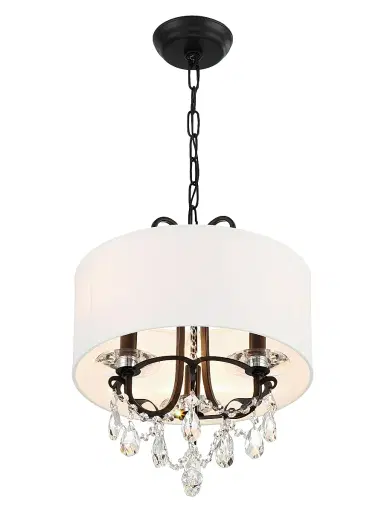 Crystorama Othello 3-Light Ceiling Mount | Thumbnail 4 Crystorama Othello 3-Light Ceiling Mount | Thumbnail 4