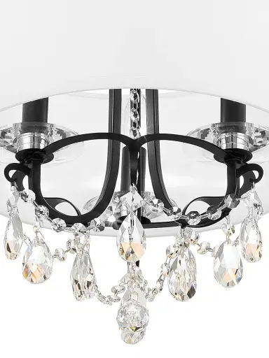 Crystorama Othello 3-Light Ceiling Mount | Thumbnail 5 Crystorama Othello 3-Light Ceiling Mount | Thumbnail 5