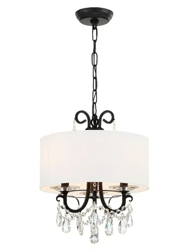 Crystorama Othello 3-Light Ceiling Mount | Thumbnail 1 Crystorama Othello 3-Light Ceiling Mount | Thumbnail 1