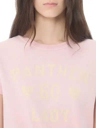 Valentino Garavani Women's Printed Cotton T-Shirt - Pink - Size XXS | Thumbnail 5 Valentino Garavani Women's Printed Cotton T-Shirt - Pink - Size XXS | Thumbnail 5