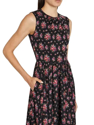 Dolce & Gabbana Women's Floral Silk-Blend Midi-Dress | Thumbnail 6 Dolce & Gabbana Women's Floral Silk-Blend Midi-Dress | Thumbnail 6