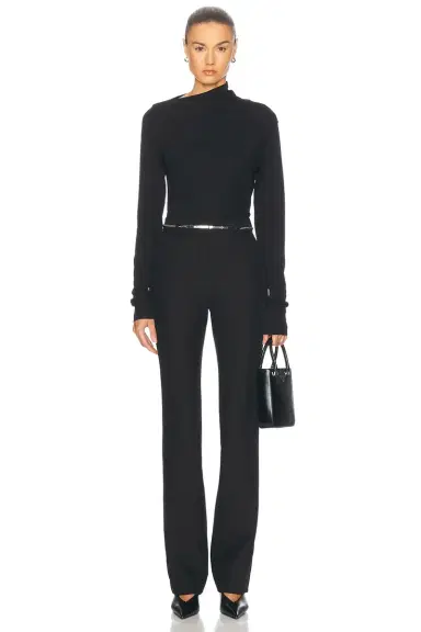 TOTEME Draped Jersey Top | Thumbnail 5 TOTEME Draped Jersey Top | Thumbnail 5