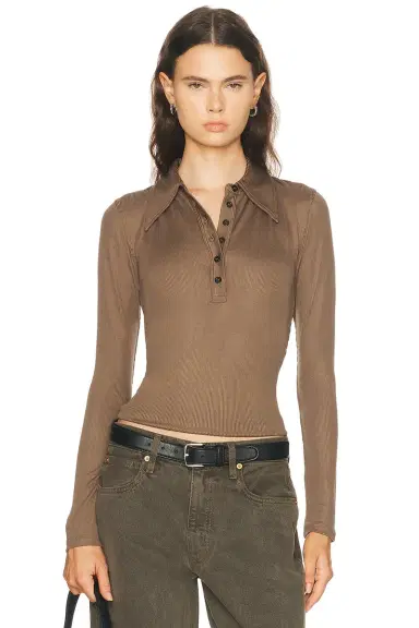 Citizens of Humanity Shaea Polo Shirt | Thumbnail 3 Citizens of Humanity Shaea Polo Shirt | Thumbnail 3
