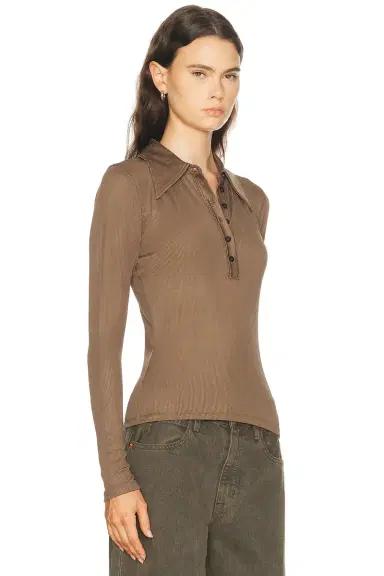 Citizens of Humanity Shaea Polo Shirt | Thumbnail 4 Citizens of Humanity Shaea Polo Shirt | Thumbnail 4