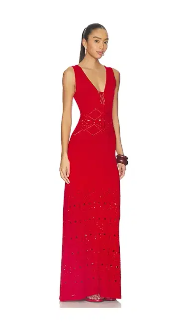SEVEN WONDERS Milah V-neck Knit Maxi Dress | Thumbnail 2 SEVEN WONDERS Milah V-neck Knit Maxi Dress | Thumbnail 2