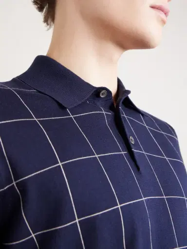 dunhill Checked Cotton and Mulberry Silk-Blend Jacquard Polo Shirt - Men | Thumbnail 5 dunhill Checked Cotton and Mulberry Silk-Blend Jacquard Polo Shirt - Men | Thumbnail 5