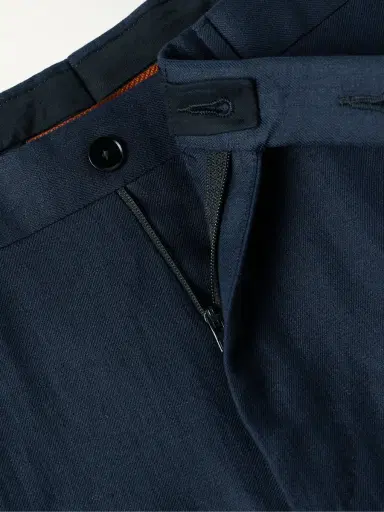 Zegna Slim-Fit Oasi Lino Twill Suit Trousers - Men | Thumbnail 5 Zegna Slim-Fit Oasi Lino Twill Suit Trousers - Men | Thumbnail 5