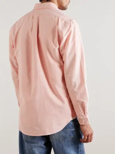 Polo Ralph Lauren Button-Down Logo-Embroidered Cotton Oxford Shirt - Men | Thumbnail 4 Polo Ralph Lauren Button-Down Logo-Embroidered Cotton Oxford Shirt - Men | Thumbnail 4