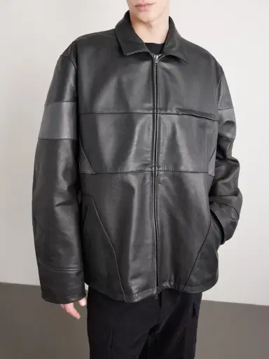 Vetements Cut-Up Oversized Patchwork Leather Jacket - Men | Thumbnail 3 Vetements Cut-Up Oversized Patchwork Leather Jacket - Men | Thumbnail 3