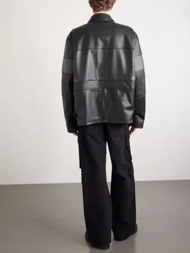 Vetements Cut-Up Oversized Patchwork Leather Jacket - Men | Thumbnail 4 Vetements Cut-Up Oversized Patchwork Leather Jacket - Men | Thumbnail 4