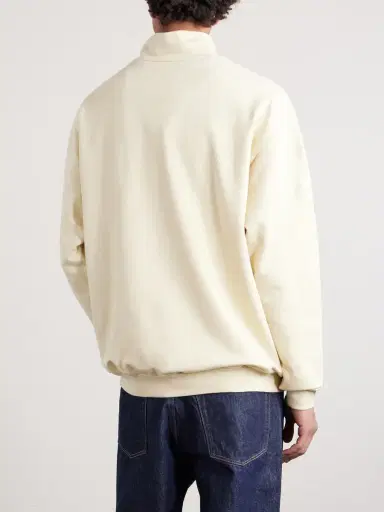 Auralee Cotton Half-Zip Sweatshirt - Men | Thumbnail 4 Auralee Cotton Half-Zip Sweatshirt - Men | Thumbnail 4