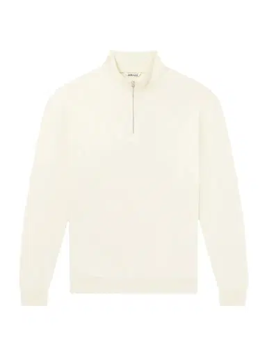 Auralee Cotton Half-Zip Sweatshirt - Men | Thumbnail 1 Auralee Cotton Half-Zip Sweatshirt - Men | Thumbnail 1