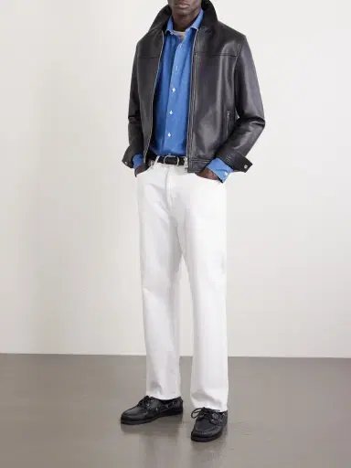 Slowear Slim-Fit Cotton-Chambray Shirt - Men | Thumbnail 2 Slowear Slim-Fit Cotton-Chambray Shirt - Men | Thumbnail 2