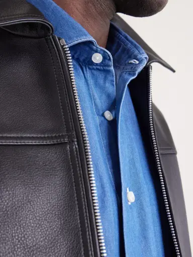 Slowear Slim-Fit Cotton-Chambray Shirt - Men | Thumbnail 5 Slowear Slim-Fit Cotton-Chambray Shirt - Men | Thumbnail 5