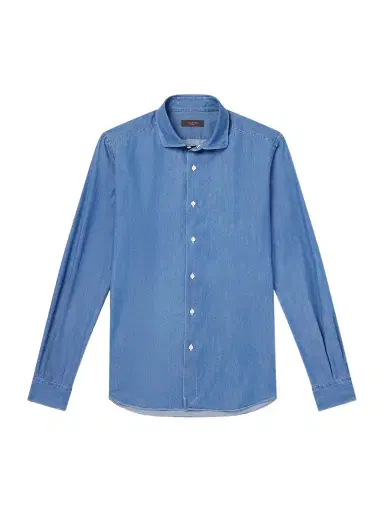 Slowear Slim-Fit Cotton-Chambray Shirt - Men | Thumbnail 1 Slowear Slim-Fit Cotton-Chambray Shirt - Men | Thumbnail 1