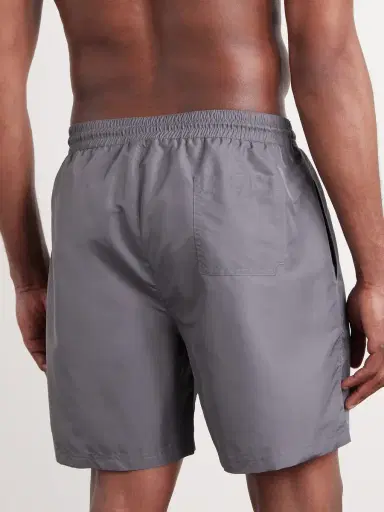 Brunello Cucinelli Straight-Leg Mid-Length Logo-Embroidered Swim Shorts - Men | Thumbnail 3 Brunello Cucinelli Straight-Leg Mid-Length Logo-Embroidered Swim Shorts - Men | Thumbnail 3