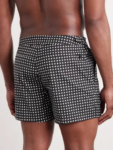 Tom Ford Straight-Leg Short-Length Polka-Dot Swim Shorts - Men | Thumbnail 3 Tom Ford Straight-Leg Short-Length Polka-Dot Swim Shorts - Men | Thumbnail 3