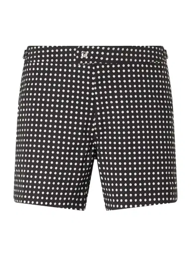 Tom Ford Straight-Leg Short-Length Polka-Dot Swim Shorts - Men | Thumbnail 1 Tom Ford Straight-Leg Short-Length Polka-Dot Swim Shorts - Men | Thumbnail 1