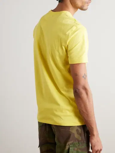 Polo Ralph Lauren Slim-Fit Logo-Embroidered Cotton-Jersey T-Shirt - Men | Thumbnail 4 Polo Ralph Lauren Slim-Fit Logo-Embroidered Cotton-Jersey T-Shirt - Men | Thumbnail 4