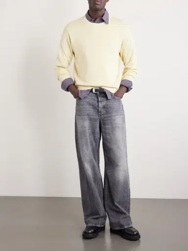 Visvim Jumbo SB Wool and Cotton-Blend Jersey Sweatshirt - Men | Thumbnail 2 Visvim Jumbo SB Wool and Cotton-Blend Jersey Sweatshirt - Men | Thumbnail 2