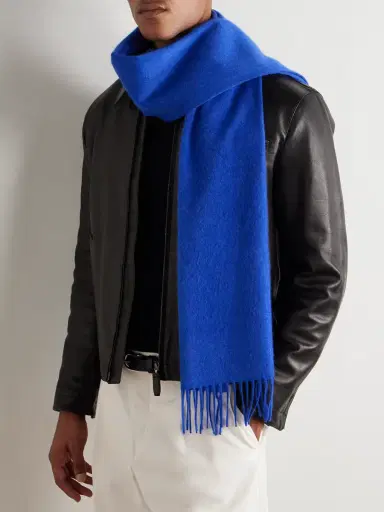 Charvet Cashmere Scarf - Men | Thumbnail 2 Charvet Cashmere Scarf - Men | Thumbnail 2