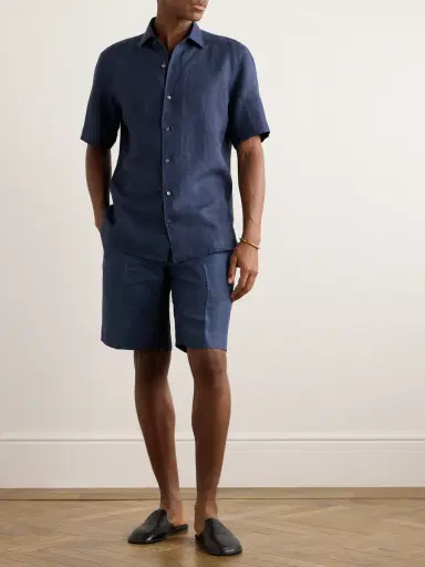 Zegna Oasi Lino Shirt - Men | Thumbnail 2 Zegna Oasi Lino Shirt - Men | Thumbnail 2