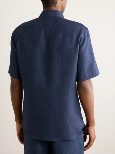 Zegna Oasi Lino Shirt - Men | Thumbnail 3 Zegna Oasi Lino Shirt - Men | Thumbnail 3