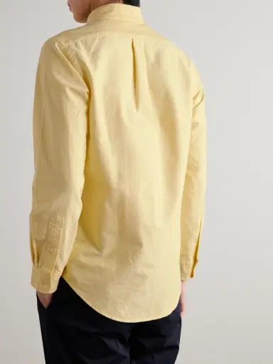 Polo Ralph Lauren Button-Down Collar Logo-Embroidered Cotton Shirt - Men | Thumbnail 4 Polo Ralph Lauren Button-Down Collar Logo-Embroidered Cotton Shirt - Men | Thumbnail 4