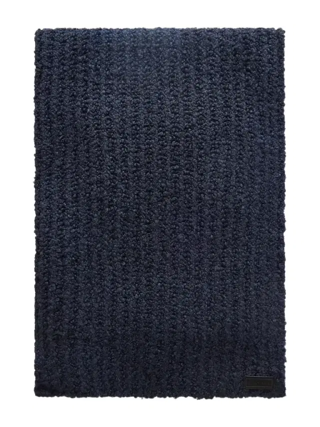 Ribbed Wool and Silk-Blend Bouclé Scarf - Men Ribbed Wool and Silk-Blend Bouclé Scarf - Men