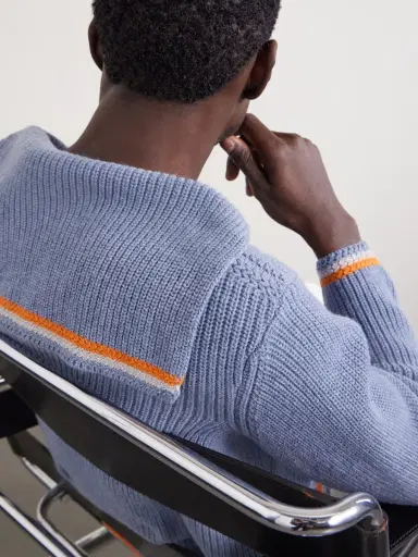 BODE Boat Deck Ribbed Virgin Wool Sweater - Men | Thumbnail 5 BODE Boat Deck Ribbed Virgin Wool Sweater - Men | Thumbnail 5