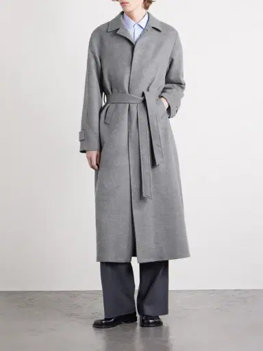 Saman Amel Belted Wool Overcoat - Men | Thumbnail 3 Saman Amel Belted Wool Overcoat - Men | Thumbnail 3