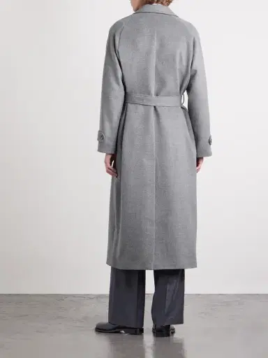 Saman Amel Belted Wool Overcoat - Men | Thumbnail 4 Saman Amel Belted Wool Overcoat - Men | Thumbnail 4