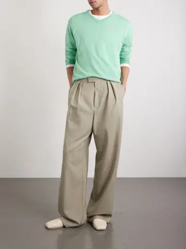 Auralee Cashmere and Silk-Blend Sweater - Men | Thumbnail 2 Auralee Cashmere and Silk-Blend Sweater - Men | Thumbnail 2
