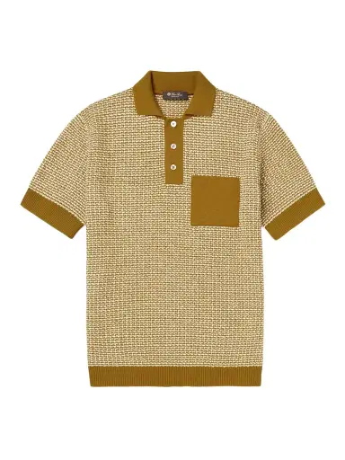 Loro Piana Slim-Fit Cashmere and Silk-Blend Chenille Polo Shirt - Men | Thumbnail 1 Loro Piana Slim-Fit Cashmere and Silk-Blend Chenille Polo Shirt - Men | Thumbnail 1