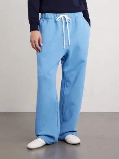 Les Tien Heavyweight Straight-Leg Structured-Fleece Cotton-Jersey Sweatpants - Men | Thumbnail 3 Les Tien Heavyweight Straight-Leg Structured-Fleece Cotton-Jersey Sweatpants - Men | Thumbnail 3
