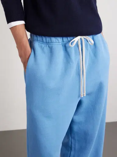 Les Tien Heavyweight Straight-Leg Structured-Fleece Cotton-Jersey Sweatpants - Men | Thumbnail 5 Les Tien Heavyweight Straight-Leg Structured-Fleece Cotton-Jersey Sweatpants - Men | Thumbnail 5