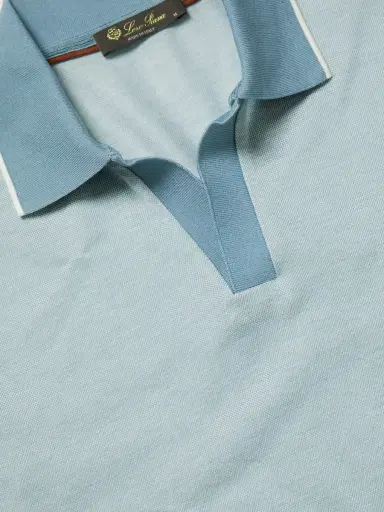 Loro Piana Cotton Polo Shirt - Men | Thumbnail 4 Loro Piana Cotton Polo Shirt - Men | Thumbnail 4