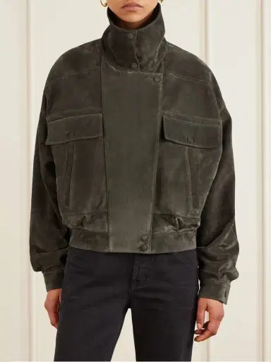 Saint Laurent Suede Jacket | Thumbnail 3 Saint Laurent Suede Jacket | Thumbnail 3