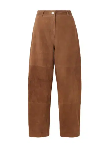 RÓHE Paneled Suede Wide-leg Pants | Thumbnail 1 RÓHE Paneled Suede Wide-leg Pants | Thumbnail 1