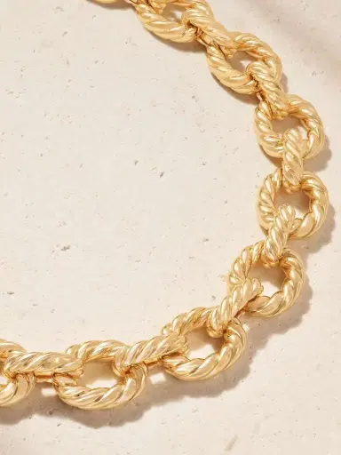 David Yurman Sculpted Cable 18-karat Gold Necklace | Thumbnail 4 David Yurman Sculpted Cable 18-karat Gold Necklace | Thumbnail 4