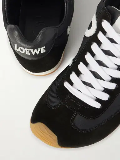 Loewe Ballet Runner 2.0 Logo-appliquéd Leather, Shell And Suede Sneakers | Thumbnail 5 Loewe Ballet Runner 2.0 Logo-appliquéd Leather, Shell And Suede Sneakers | Thumbnail 5