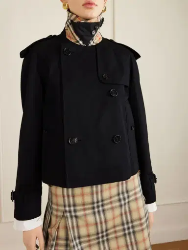Burberry Double-breasted Cotton-gabardine Jacket | Thumbnail 3 Burberry Double-breasted Cotton-gabardine Jacket | Thumbnail 3