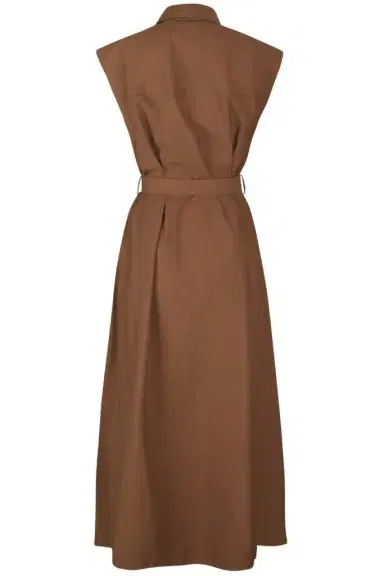 Brunello Cucinelli Diagonal Shirt Dress - Leather | Thumbnail 5 Brunello Cucinelli Diagonal Shirt Dress - Leather | Thumbnail 5