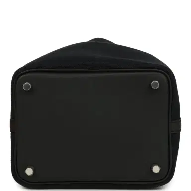 HERMÈS Hermes Picotin Cargo 18 Black Toile Goeland and Swift Palladium Hardware | Thumbnail 6 HERMÈS Hermes Picotin Cargo 18 Black Toile Goeland and Swift Palladium Hardware | Thumbnail 6