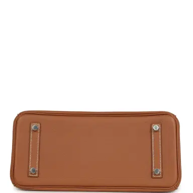 HERMÈS Hermes Shoulder Birkin Light 29 Gold Evercolor Palladium Hardware | Thumbnail 6 HERMÈS Hermes Shoulder Birkin Light 29 Gold Evercolor Palladium Hardware | Thumbnail 6